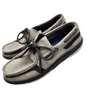 Sperry Mens Billfish Gray Moccasin Boat Shoes Size 7‎